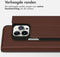 Accezz iPhone 13 Pro - Premium Leather Slim Bookcase - Echt Nappa leer - Bruin