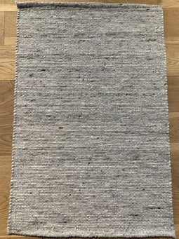 Perledo 33 Vloerkleed - 200x300 - Rechthoek - Laagpolig,Structuur Tapijt - Industrieel - Antraciet, Grijs