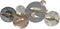 Wanddecoratie DKD Home Decor Metaal Multicolour Vissen (134 x 10 x 66 cm)