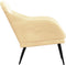 vidaXL Fauteuil 63x76x80 cm fluweel crèmekleurig