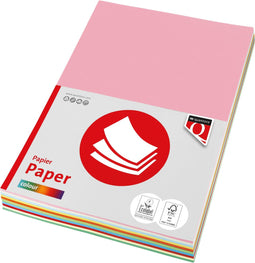 Kopieerpapier quantore col a4 80gr 10kleuren x 25v | 10 stuks