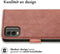 iMoshion Hoesje Geschikt voor Nokia C32 Hoesje Met Pasjeshouder - iMoshion Luxe Bookcase - Bruin