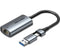 Vention CFQHB - Netwerk adapter - USB USB-C RJ45 - Zwart