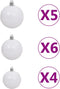 vidaXL - Kunstkerstboom - met - verlichting - en - kerstballen - half - 180 - cm - groen
