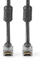 Nedis CVGC34000AT075 - High Speed HDMI-kabel - 4K 3D Deep Colour - Grijs (75 cm)
