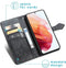 iMoshion Hoesje Geschikt voor Samsung Galaxy S21 FE Hoesje Met Pasjeshouder - iMoshion Mandala Bookcase - Zwart