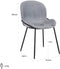 Richmond Stoel Ella Steel velvet (Quartz Steel 806)