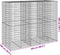 vidaXL - Schanskorf - 250x100x200 - cm - gegalvaniseerd - ijzer - zilverkleurig