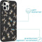 iMoshion Hoesje Geschikt voor iPhone 12 Pro / 12 Hoesje Siliconen - iMoshion Design hoesje - Wit / Zwart / Butterfly Black