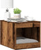 vidaXL - Kattenbakkast - 47x59x42 - cm - bewerkt - hout - oud - houtkleurig