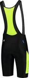 Rogelli Tyro - Korte Fietsbroek - Met Bretels - Zwart Fluor - Maat M