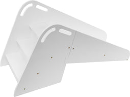 Atmosphera Kids houten glijbaan peuter - L. 143 x B 40 x H. 67,5 cm - Wit - Schuifaf