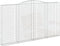 vidaXL - Schanskorven - 4 - st - gewelfd - 400x30x220/240 - cm - ijzer