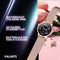 Valante Luxe Smartwatch - Smartwatch Dames - Rosé goud staal - 42 mm - Stappenteller - Hartslagmeter - Bloeddrukmeter - Saturatiemeter