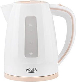 Adler AD 1264 - Waterkoker 1,7L 2200W - Automatische uitschakeling - Wit