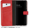 Selencia Galaxy A13 (4G) - Echt Lederen Bookcase - 3 Pashouders - Rood