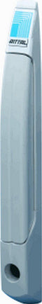 Rittal TS 8611.020 - Handgreep - Comfortabele vergrendeling - Grijs-wit (RAL 7035)
