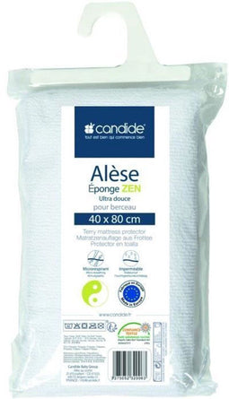 Candide Zen - Matrasbeschermer - 40x80 cm - Bamboe viscose - Wit