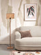 GOOD&MOJO Vloerlamp Java - Bamboe Zwart - Ø32cm - Modern - Staande lampen voor Woonkamer - Slaapkamer
