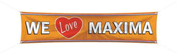 Folat Original - Streetbanner We Love Maxima - WK Voetbal (2026) - 40 x 180 cm