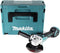Makita DGA511ZJ - 18V Li-Ion Accu Haakse Slijper - Koolborstelloos 125mm - Lichtgewicht