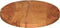 vidaXL - Tafelblad - ovaal - 80x40x2,5 - cm - massief - acaciahout