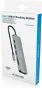 Aisens ASUC-6P016-GR - Dockingstation - 2x USB 3.2 Gen1 type-A 1x USB 3.2 Gen1 type-C - Grijs