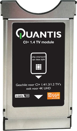 Quantis 130014 - CI+ 1.4 TV module - Ziggo gecertificeerd - 4K UHD en 8K ondersteuning