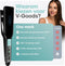 V-Goods 2 in 1 Professionele Stijltang - Bruikbaar als Krultang - Inclusief Hitte Beschermende Handschoenen en 2 Haarclips