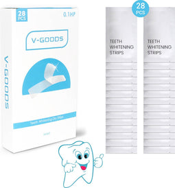 V-Goods Premium Whitening Strips - Tandenbleek strips - 14 x tandenbleek strips DIRECT resultaat - Tandenbleekset - Tandenblekers