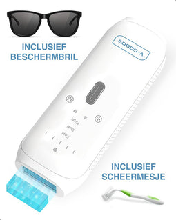 V-Goods Prestige IPL Ontharingsapparaat – Laser en Lichtontharing – Mannen en Vrouwen – Met Ice Cooling Functie