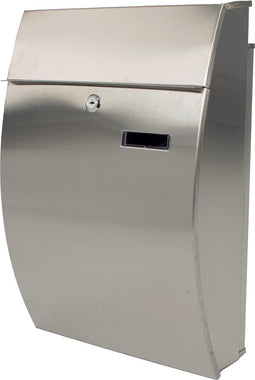 V-part - Brievenbus 'Tian' - Stainless steel - mat RVS