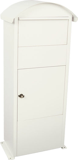 V-part - Brievenbus Victorian - Galvanized Steel Powder Coated - mat wit