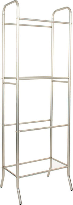 V-Part Krattenrek - Grijs - Metaal - 4 kratten - 160 cm Hoog