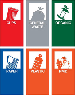 V-Part magneetstickerset, pak van 6 stuks, geassorteerd