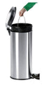 V-part - Pedaalemmer 20 liter - Stainless steel - mat RVS