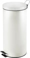 V-part - Pedaalemmer 30 liter - Steel - wit - Prullenbak