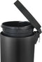 V-part - Pedaalemmer 30 liter - Steel - zwart - Prullenbak