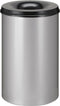V-part - Vlamdovende papierbak 110 ltr - Steel - aluminiumgrijs, zwart