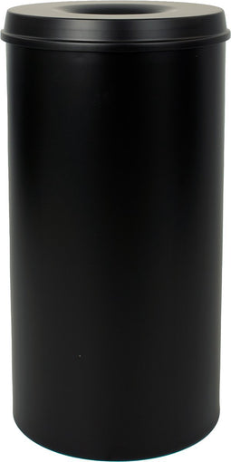 V-part - Vlamdovende papierbak 50 ltr - Steel - zwart