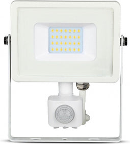 V-TAC LED Bouwlamp 20W 3000k IP44 met Sensor Body Wit