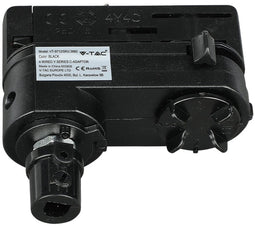 V-TAC LED-Railverlichting - Spooraansluiting Y - C-adapter - IP20 - Zwart