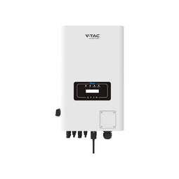 V-TAC SUN-10K-G05 10KW Solar Inverters - Three Phase - IP65 - 10KW - White - 5 Years