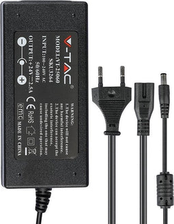 V-tac Voedingsadapter Vt-25060 60w 24v 2,5a Ip44 Zwart