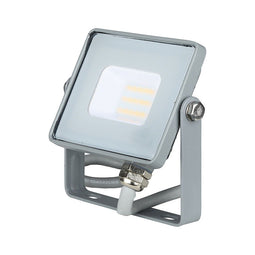 V-TAC VT-10-G Grey LED Floodlights - Samsung - IP65 - 10W - 800 Lumens - 4000K - 5 Years