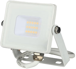 V-TAC VT-10-W-N Witte LED Schijnwerpers - Samsung - IP65 - 10W - 735 Lumen - 3000K - 5 Jaar - Modelnr: - VT-10-W-N