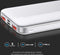 V-TAC VT-10000-W Oplaadbare Power Bank - 10000mAh - Wit - Modelnr: - VT-10000-W