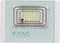 V-TAC VT-100W-W Solar schijnwerpers - IP65 - Wit lichaam - 2450 Lumen - 4000K