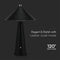 V-TAC VT-10117-B Designlampen - Oplaadbare tafellampen - IP20 - Zwart - 3 Watt - 240 Lumen - 3IN1