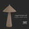 V-TAC VT-10117-BR Designlampen - Oplaadbare tafellampen - IP20 - Bruin - 3 Watt - 240 Lumen - 3IN1
